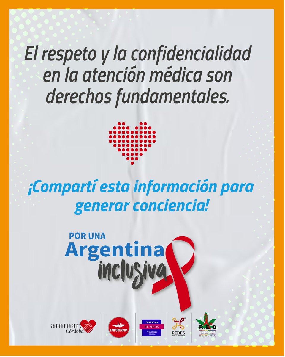 FundEmpoderada's tweet photo. ¡Hagamos valer nuestras conquistas exigiendo su cumplimiento!

🇦🇷 Este estudio fue realizado en el marco del proyecto nacional “Por una Argentina inclusiva” junto a @AmmarCordoba, @RedesNF de Mendoza, @FundRumbos de Ramallo y Red de personas viviendo con VIH de Mar del Plata. https://t.co/JgSYxOAPg2