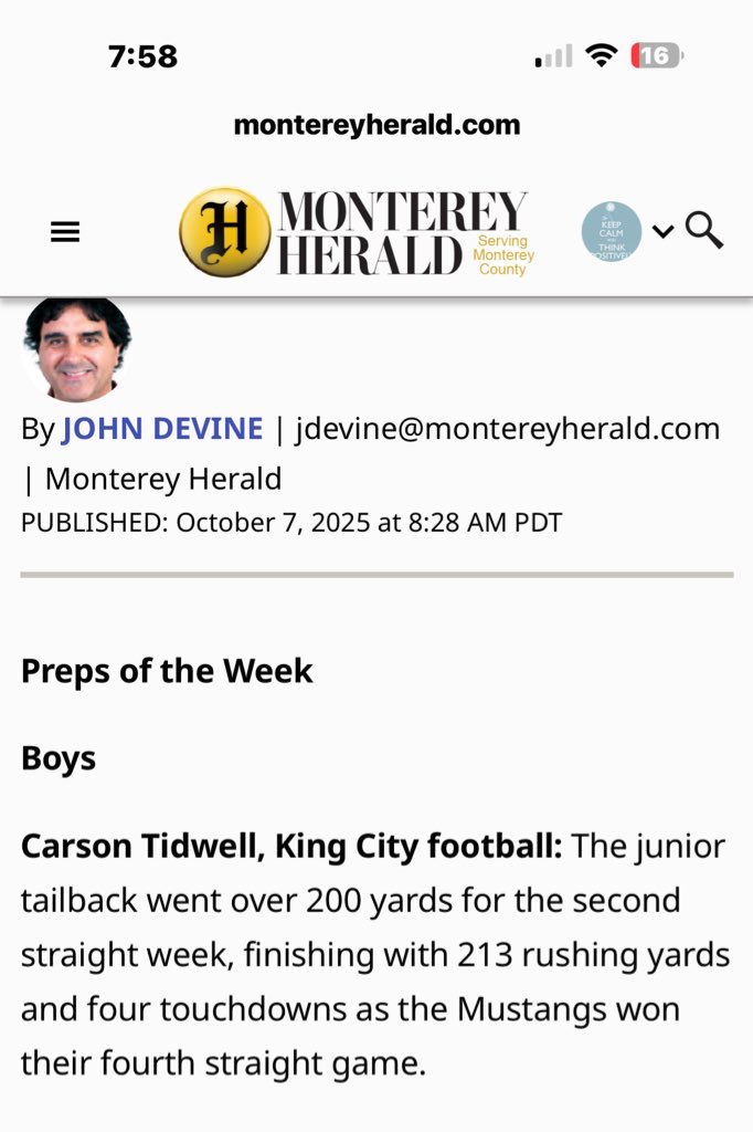 Received prep of the week🙏🏻
<a href="/PCAL_Football/">PCAL Football Country</a> <a href="/maccus88/">Mac Villanueva</a> <a href="/CoachGallegos83/">Adrian Gallegos</a>