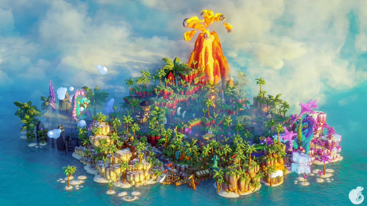 Tropical Fantastic - Spawn
A large island with a small village, you arrive as a traveler. It was at that moment that the village was attacked by monsters.
📷 Built by:
<a href="/Wer1ne1/">_Xplore</a> 
L_Asna

📷Rendered by:
<a href="/deltadromeo/">Deltadromeo</a> 

#minecraftbuilds #minecraftart #minecraft #minecraft建築コミュ