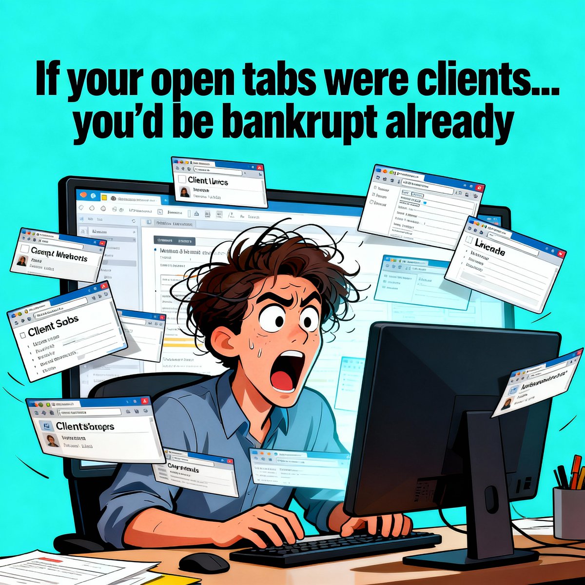 TalhahTalha's tweet image. If your open tabs were clients, you&apos;d be bankrupt.

ChatGPT = Operating System now.

Everything in one place.

SaaS in conversations wins. Not there? You lose.

Game changed. Most won&apos;t notice.

#saas #ChatgptzeeMakarAI #TechGiants