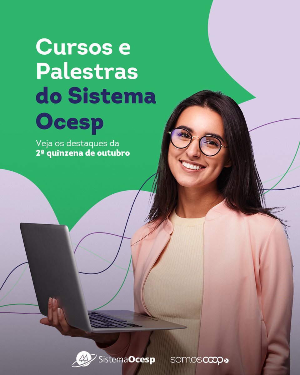 ⏰ Ainda dá tempo de aproveitar os cursos do Sistema Ocesp neste mês!

Veja os destaques deslizando as imagens para o lado e acesse nosso site para efetuar sua inscrição: sistemaocesp.coop.br/?a=treinamento…