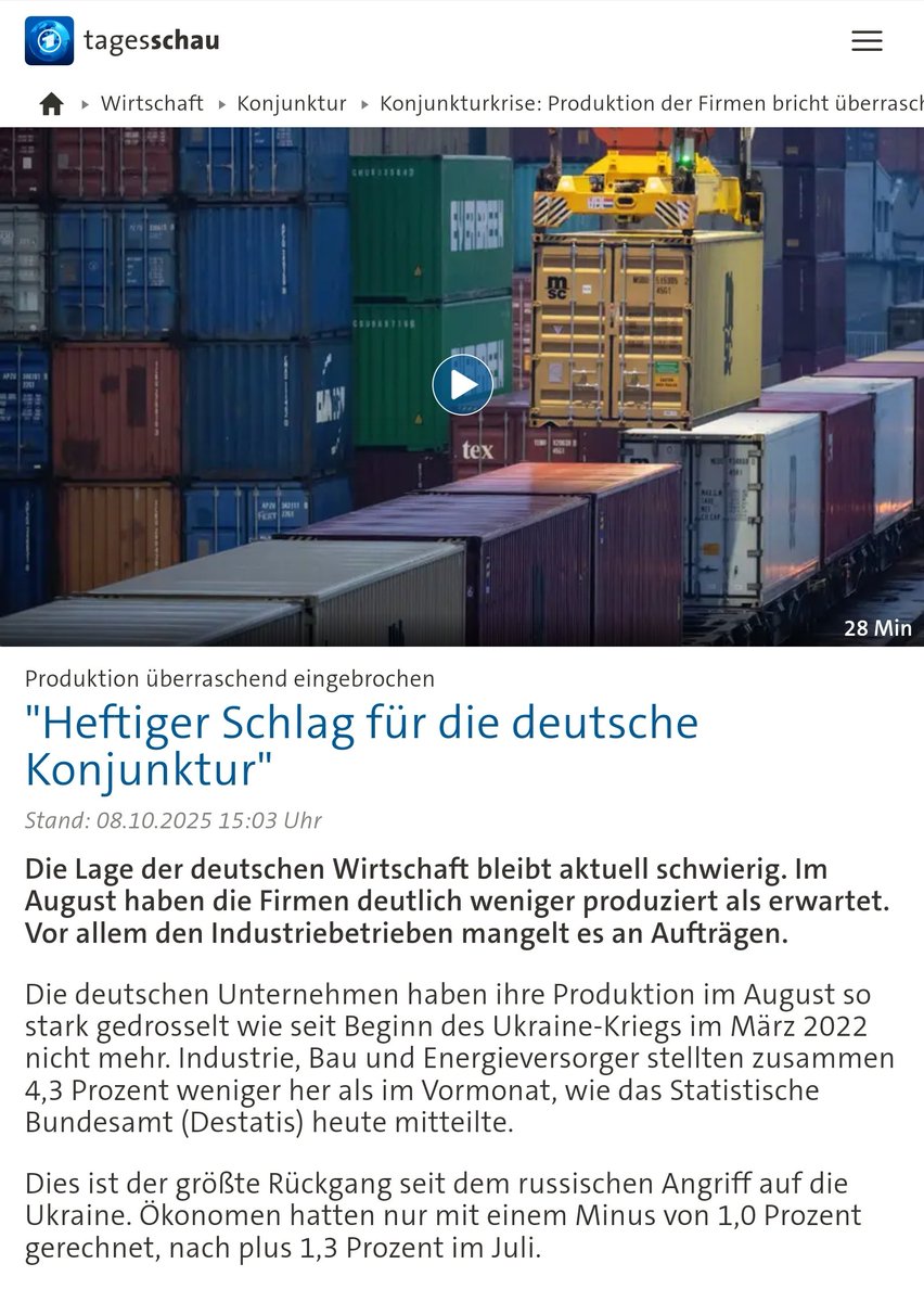 #Drohnen Ablenkungsmanöver davon, daß in D u.a. die Wirtschaft (und Sicherheit) den Bach runtergeht.

Aber gut, sollen sie die Drohnen ruhig mal abschießen (warum ging das bisher nicht?): dann sieht man viell endlich mal eine, die hier Kriegs-bedrohend sein sollen...