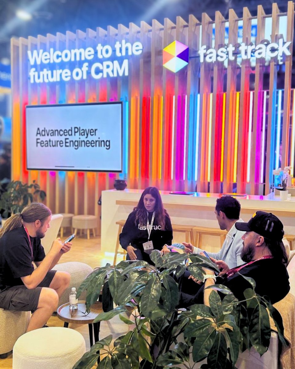 FastTrackCRM's tweet image. Vegas, we’ve landed 🎲
Find us at Stand 3225 and meet iGaming’s first natural language platform for CRM, where the only limit is your imagination.

Fast Track AI is live at G2E, ready to show how natural language is transforming CRM in iGaming.

Come say hi and see it in action!