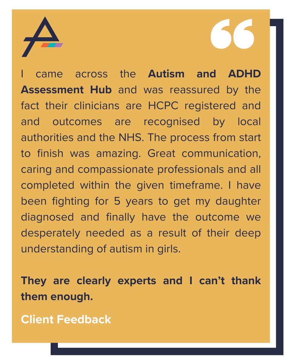 Autism and ADHD Assessment Hub tweet media