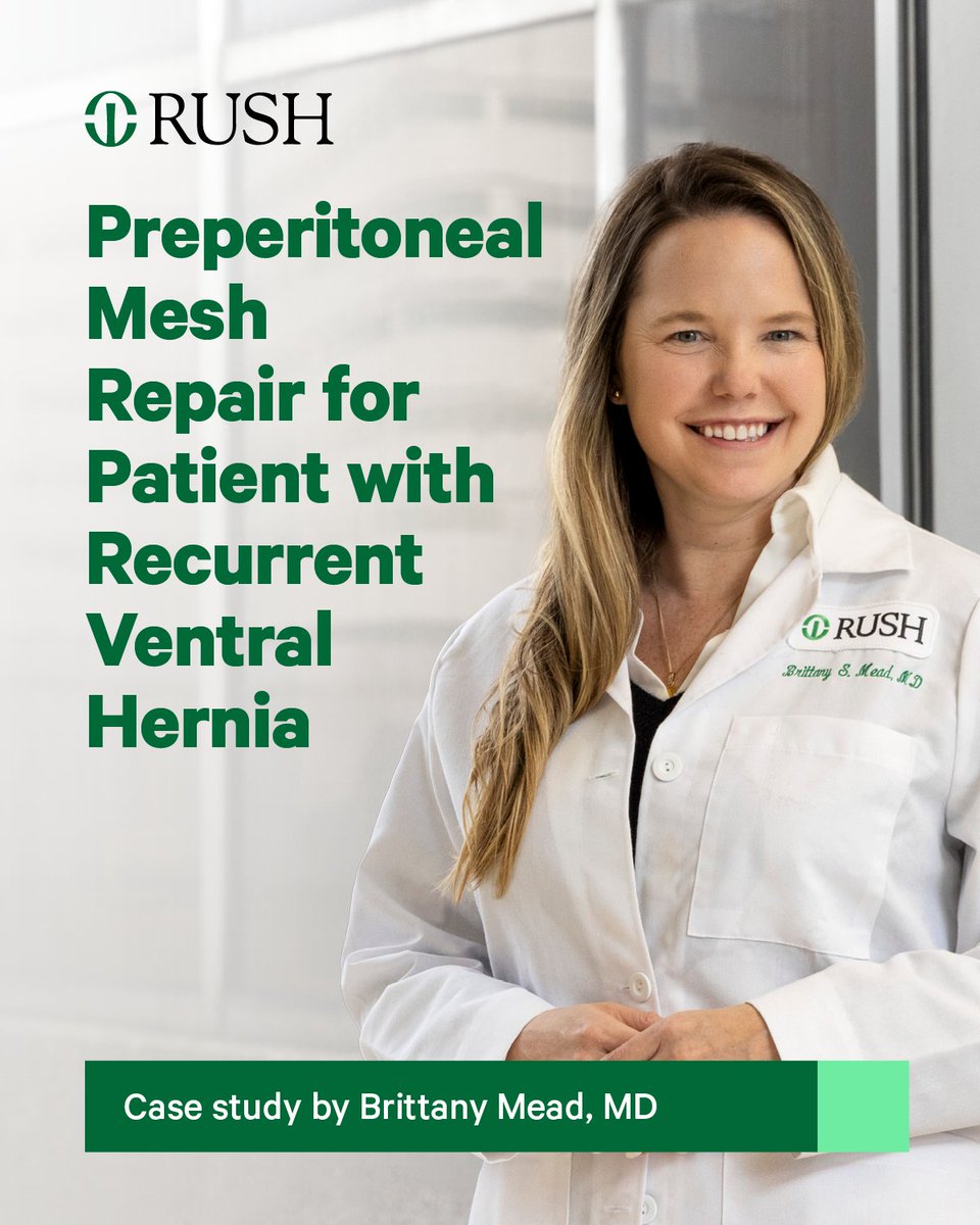 Rush Department of Surgery tweet media