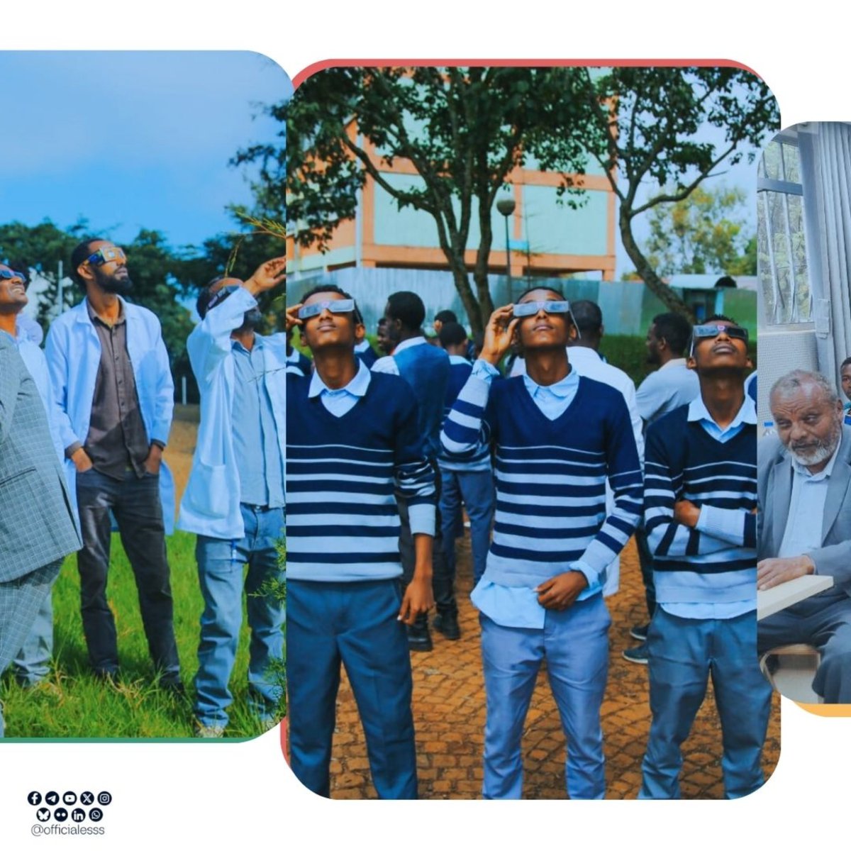 officialesss's tweet photo. On Friday, October 3, 2025, the Ethiopian Space Science Society (ESSS), Wollega Branch, collaborated with the Wollega University Physics Department for an event celebrating the #100HoursOfAstronomy global initiative.
#ESSS #WollegaBranch #WollegaUniversity #Physics #100HA https://t.co/3vP0WdzlVU
