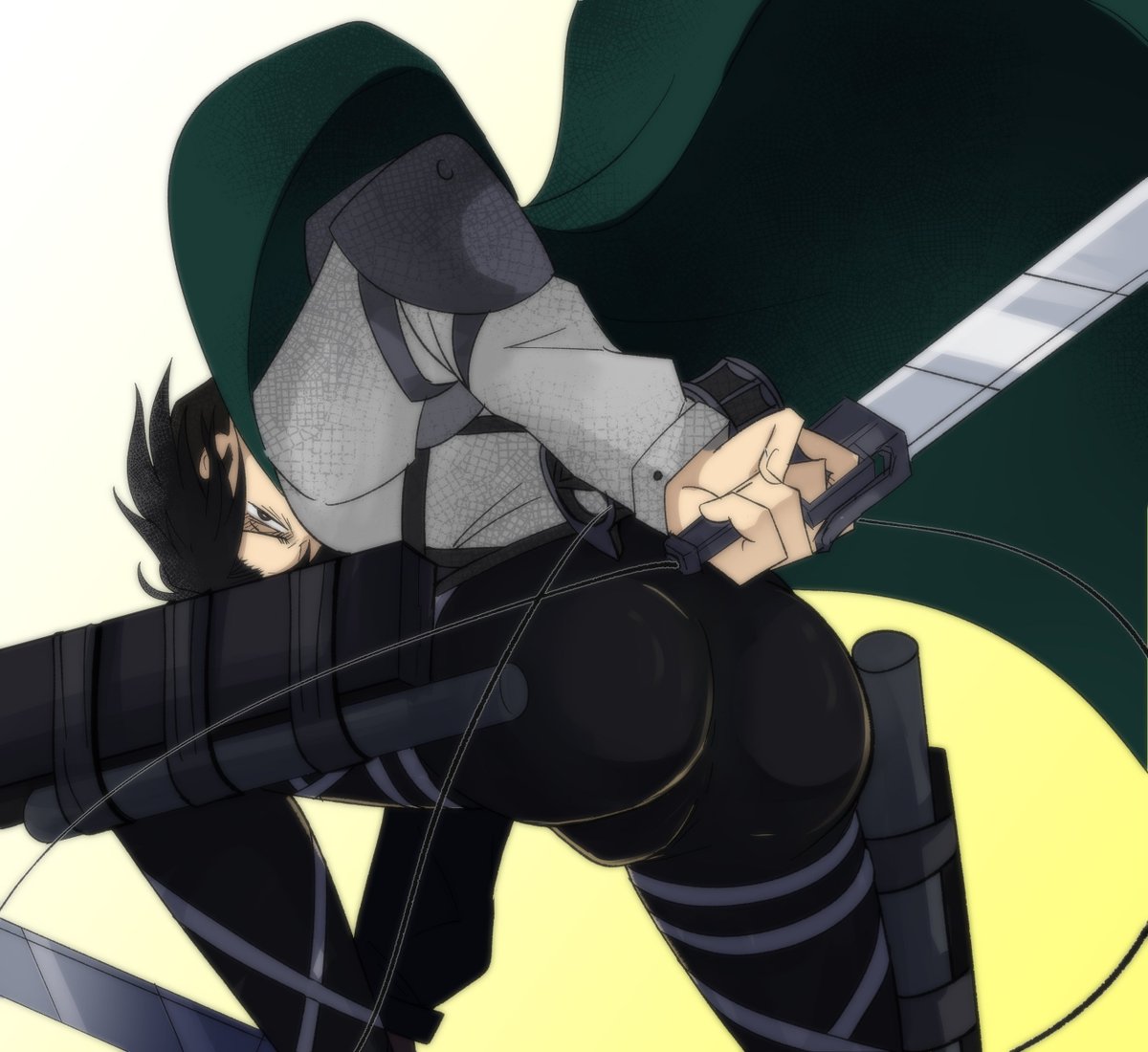 Melonics_'s tweet photo. Levi CAKErman. Commissioned by a Levi girlie hehe https://t.co/MTGYHgwL0I