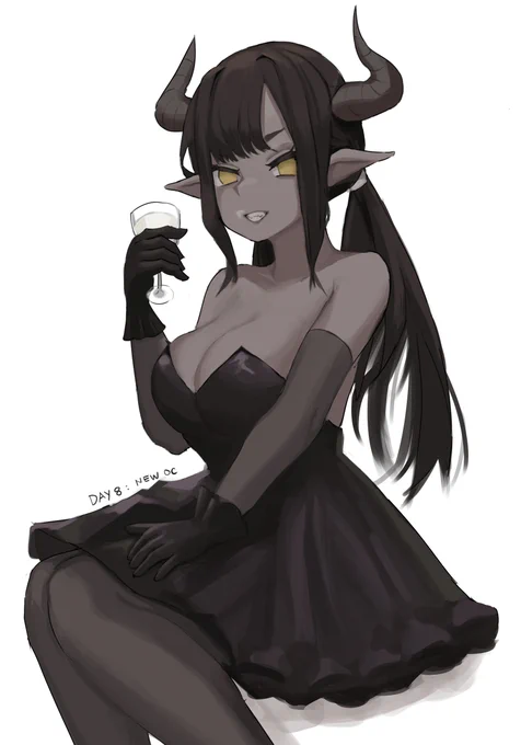 Day 8: New OC #Inktober2025