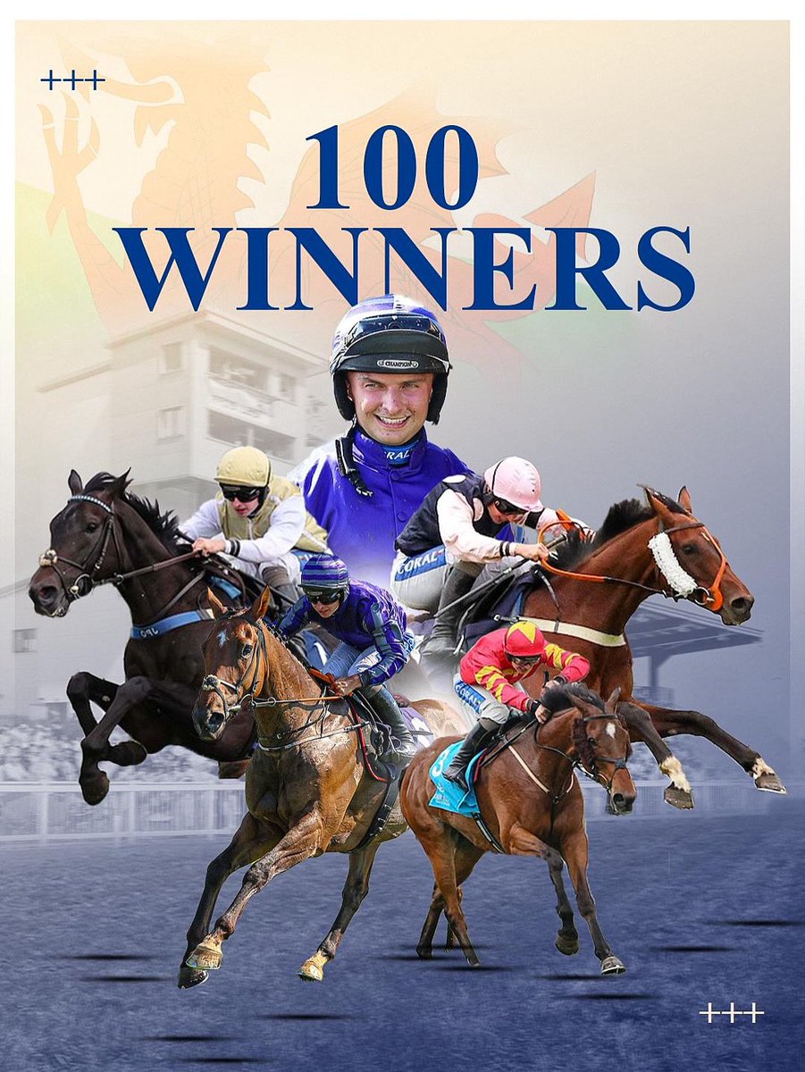 Things are going well.

Thanks to everyone who has helped me this season &amp; to all the owners &amp; trainers that have provided with winners. Time to try and ride the next 100!
