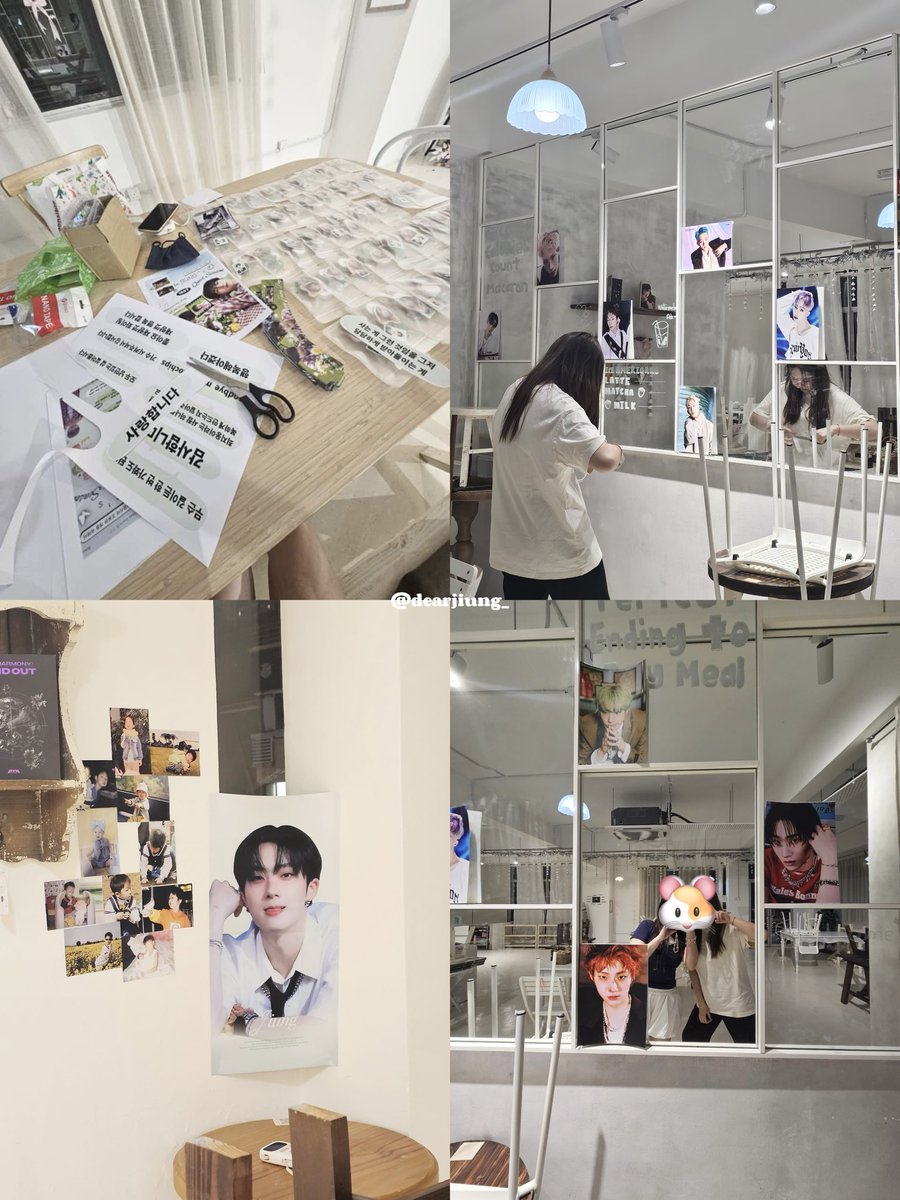 dearjiung_'s tweet photo. ☕️ A little spoiler of our cupsleeve event!
Special thanks to my lovely friend for helping me prepare everything🥰🫳🏻
We’re almost ready — see you all on 11th Oct ! 🌟🐹🫰🏻
#InJiungsQuietSeason #HappyJiungDay #JIUNG #지웅 https://t.co/v3m9XENGqU