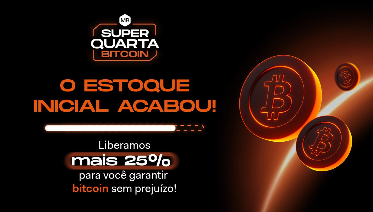 ÚLTIMA CHAMADA para a grande chance! 🚨 O sucesso da #SuperQuarta foi tão  grande que tivemos a melhor hora de venda do ano, AMPLIAMOS em 25% o nosso  estoque! Esta é a