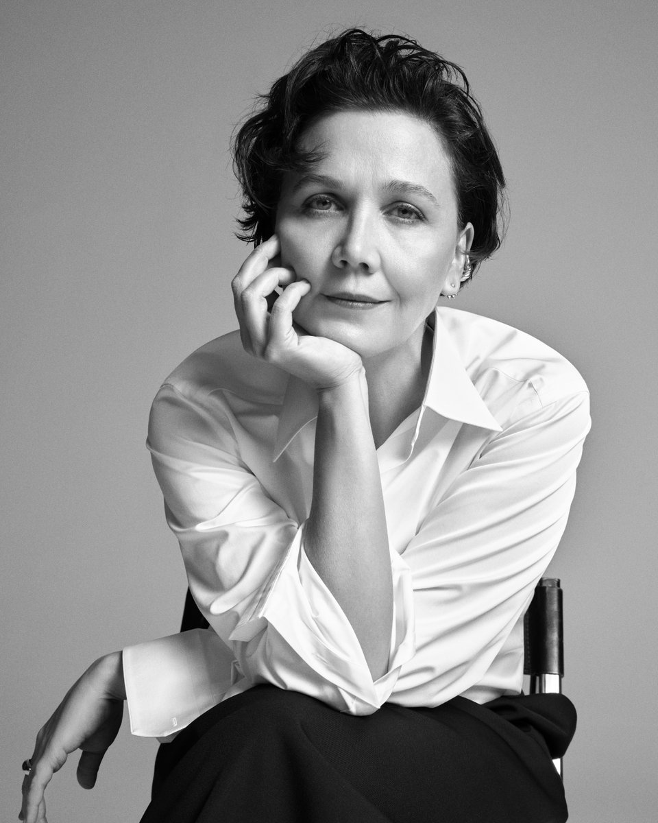 etonshirts's tweet photo. We are proud to announce acclaimed actor, director, and cultural icon Maggie Gyllenhaal as Eton’s new brand ambassador, captured by Gray Sorrenti. 

Not just a woman in a men’s shirt — a statement of expression, attitude, and identity.

@mgyllenhaal https://t.co/tVRJU33cAq