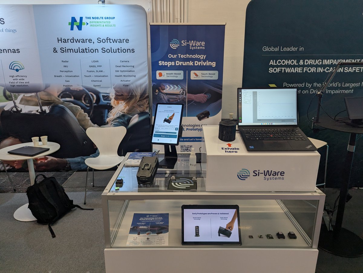 We’re joining The Noelte Group Inc. at InCabin 2025 booth 101!
See how  Si-Ware’s latest MIR &amp; NIR sensing technologies: BrAC for Breath sensing and BAC for Touch sensing revolutionizes in-cabin safety, driver impairment for safer, smarter mobility.
#InCabin #AutomotiveSafety