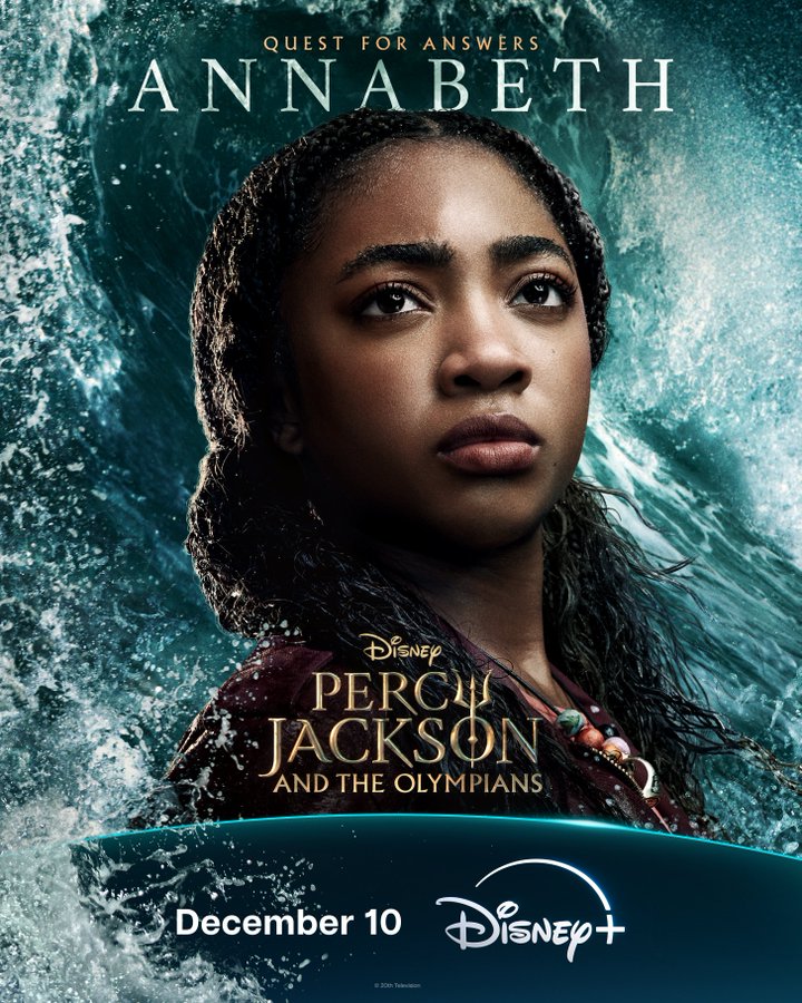 Percy Jackson & the Olympians S2 karakterposters op Disney Plus België