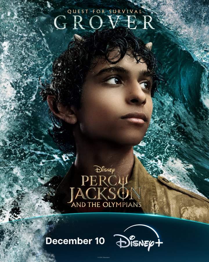 Percy Jackson & the Olympians S2 karakterposters op Disney Plus België
