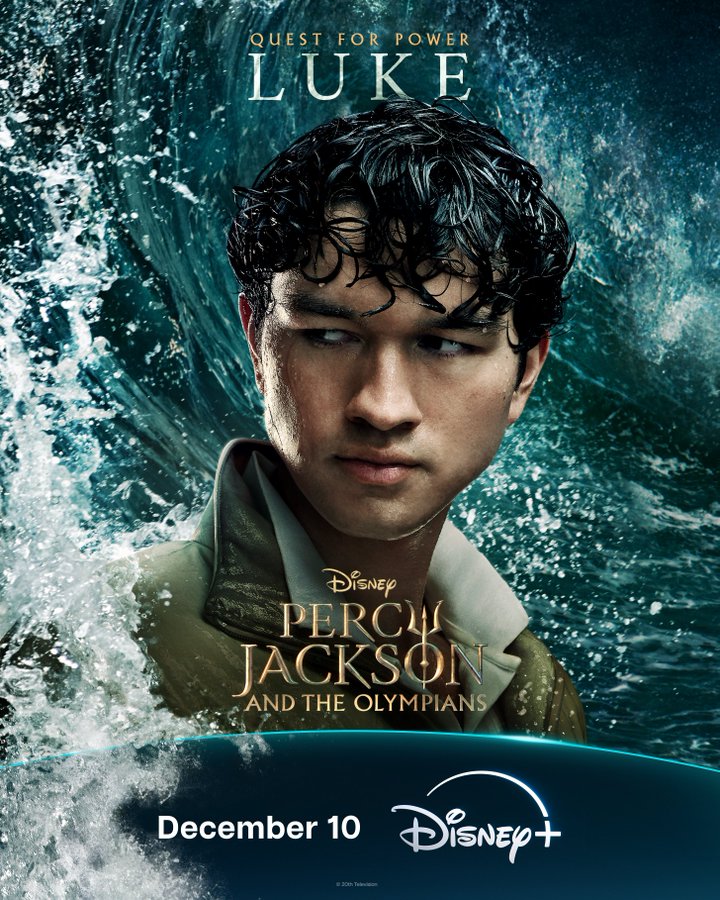 Percy Jackson & the Olympians S2 karakterposters op Disney Plus België