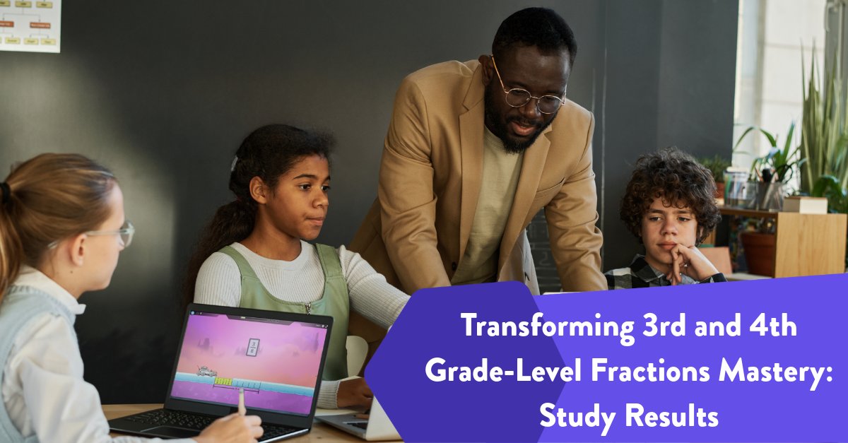 ExploreLearning's tweet image. 📈Recent research highlights the transformative power of building a foundational understanding of #fractions early in a student's learning journey. Dive into the data: bit.ly/4gQKmDc