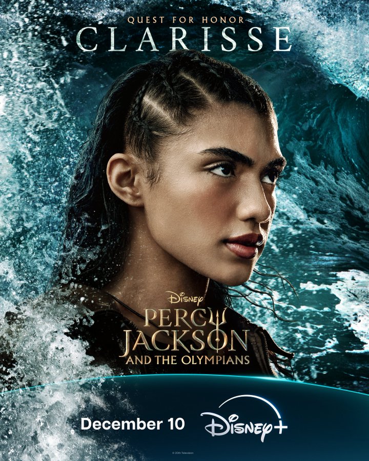 Percy Jackson & the Olympians S2 karakterposters op Disney Plus België