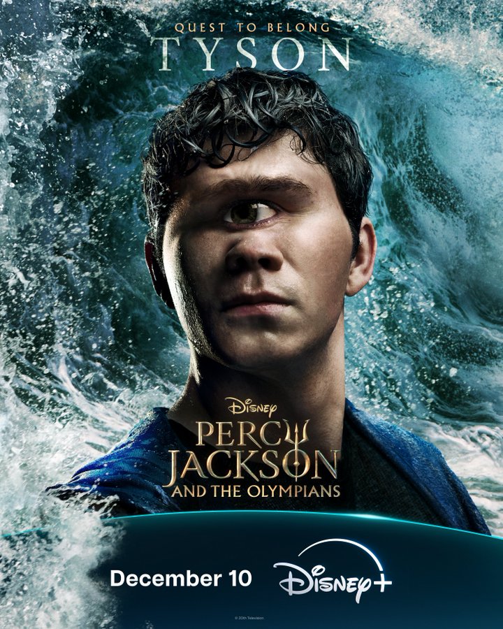 Percy Jackson & the Olympians S2 karakterposters op Disney Plus België