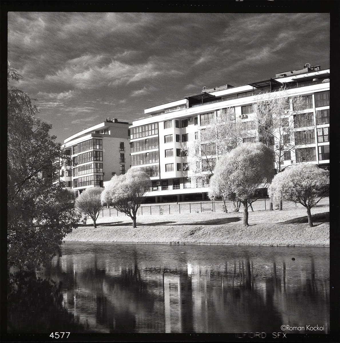 Our second speciality film ILFORD SFX 200 has extended red sensitivity

When used with a deep red filter, SFX 200 renders blue skies almost black and green vegetation almost white to create a stunning infra-red look to your images.

We'd love to see any shots that you've taken