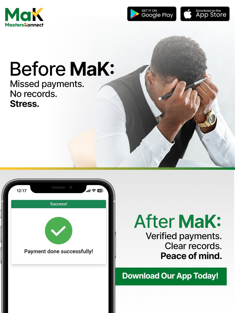 MastersKonnect's tweet photo. Don’t take chances with your side hustle income. Upgrade to secure payments with MaK. 💳

 #SecureWithMaK #SideHustleSafe https://t.co/5pa0qHyLtH