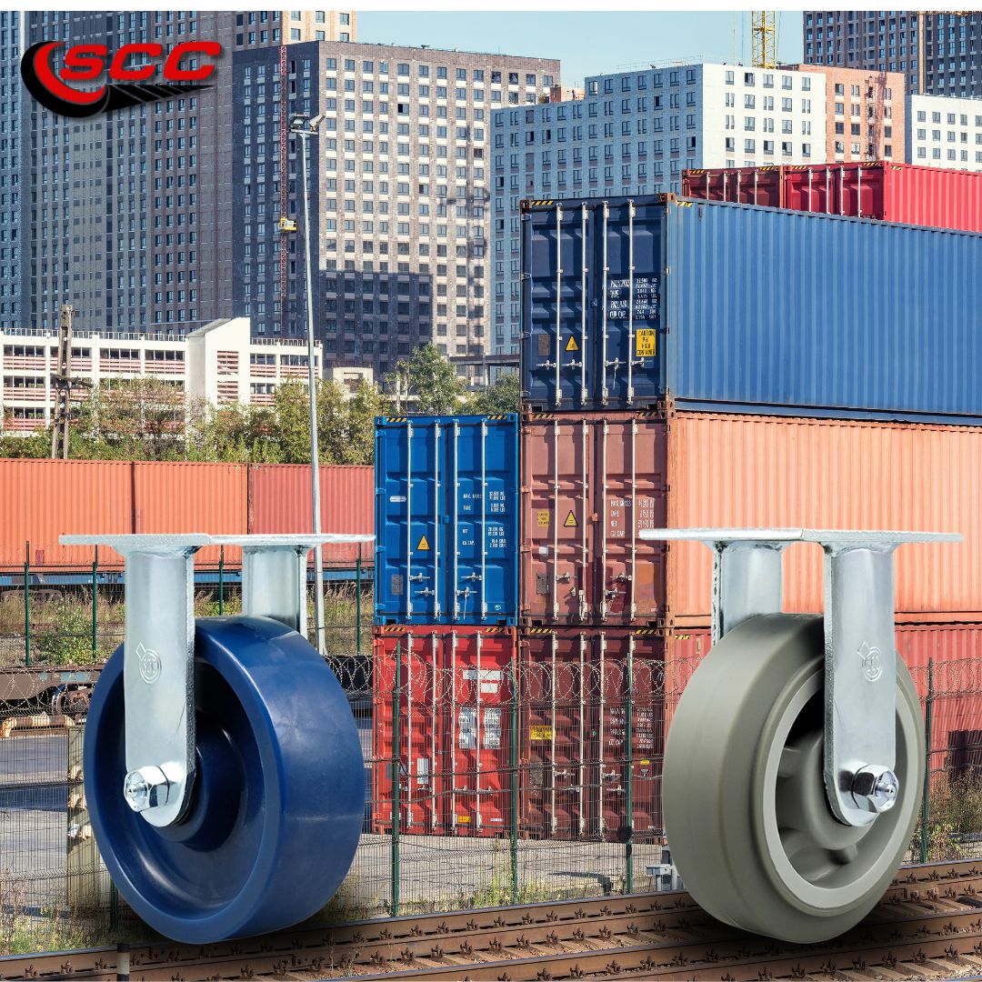 SERVICECASTER's tweet image. Tough jobs need tougher wheels — Service Caster’s freight terminal casters are built to handle heavy loads and nonstop movement. 🚛🛞 #ServiceCaster #HeavyDutyPerformance