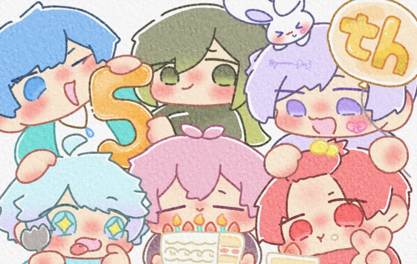 いれいす5周年おめでとう！！！！！！
だいすきな6人これからも推しつづけます‼️
 #いれいす活動5周年 
 #いれいすあーと
