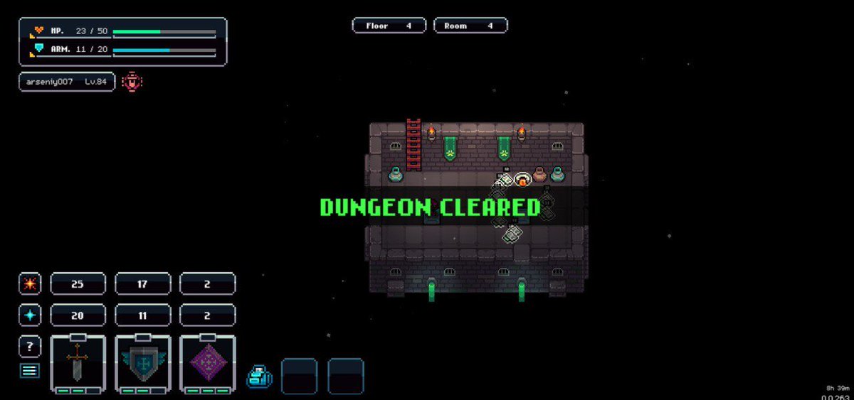 ARSii_ETH's tweet image. First dungeon cleared in @playgigaverse
A mix of luck and skill - the loot’s all mine
Also waiting for the egg reveal 🥚
Love this game on @AbstractChain ✳️