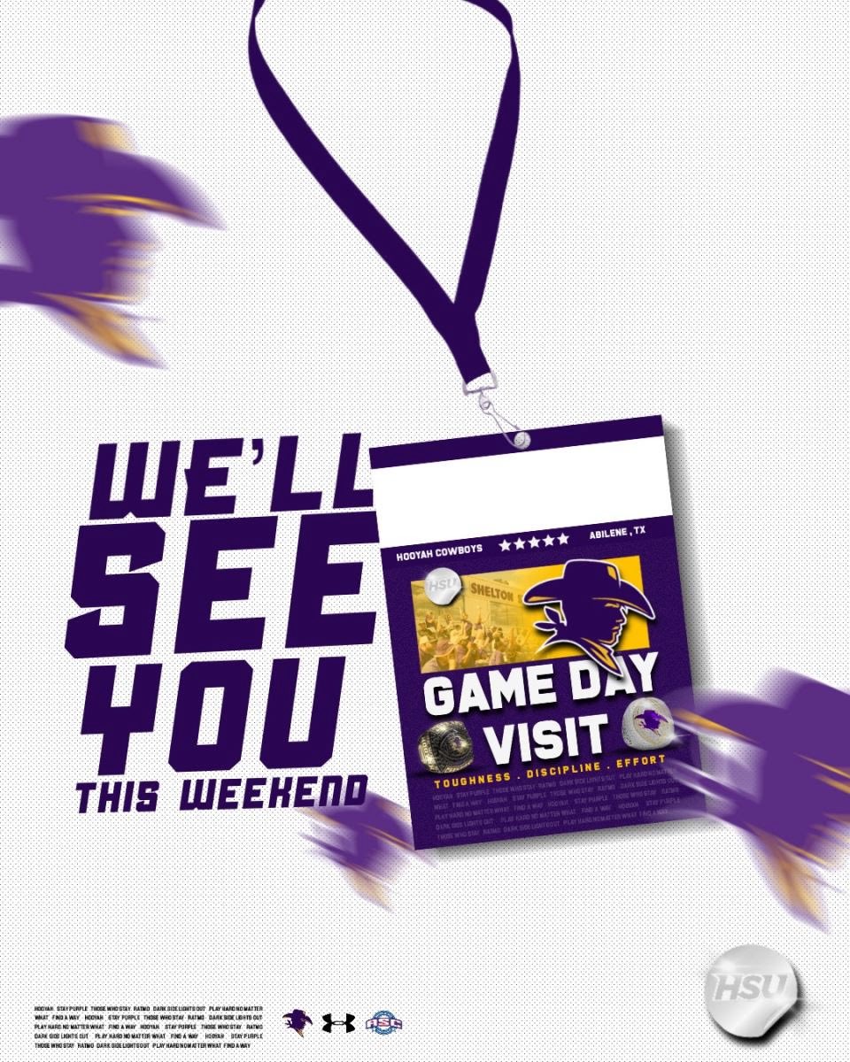Thank you <a href="/CoachGGlynn/">Coach Glynn</a> and HSU Football for the game day invite.  Can’t wait to be on campus this Saturday for the UMHB game!
<a href="/CoachQCPProud/">Coach Q</a> <a href="/AllenMarrow/">Allen Marrow</a> <a href="/_CoachPerez/">Coach Perez</a> <a href="/CoachPedraza60/">Gilbert Pedraza III</a> <a href="/Cedar_ParkFB/">Cedar Park Football 2025</a> <a href="/CPFBOneStandard/">Cedar Park Football Recruits</a> <a href="/RecruitsCenTex/">Coach Jimmy Andrews</a> <a href="/EmpowerRecruits/">Empower Student Athletes</a> <a href="/GRIT_FIT_/">Luke Hurtado 🦍🧠</a>
