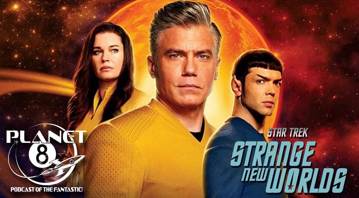 LarryFrmPlanet8's tweet photo. We’re back!! Your @Planet8Cast crew!! We take a look and discuss Star Trek Strange New Worlds 3rd season and more Trek to contrast and compare. So check us out over on our YouTube channel and be sure to like, comment, share and subscribe 🖖🏼 

https://t.co/zxBXukOrIh https://t.co/Q6Bt62fbZg