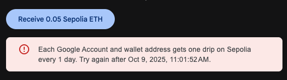 It's easier getting a glass of water in Mad Max than it is getting Sepolia ETH from our overlord gatekeepers.
