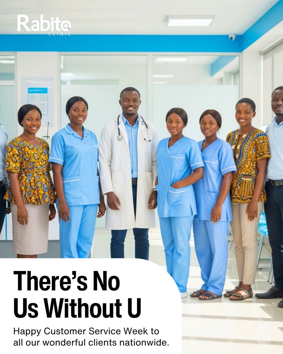 Every consult, every visit, every recovery: it all starts with U! 

From all of us across our 19 branches nationwide, we wish all our amazing clients and patients a Happy Customer Service Week!  

#50YearsofRabito #CustomerServiceWeek  #CSW25 #MissionPossible