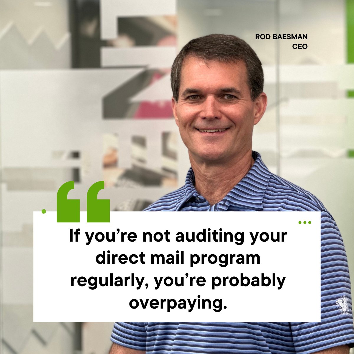 baesman's tweet image. 💡"If you’re not auditing your direct mail program regularly, you’re probably overpaying. Most brands don’t realize how much 💰they’re leaving on the table. From format &amp;amp; postage to paper &amp;amp; production, there’s often 10–20% in savings just waiting to be found."
#DirectMail