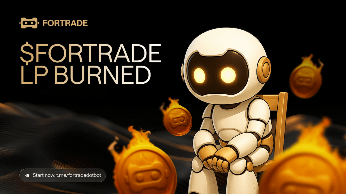 fortrade_bot's tweet photo. $FORTRADE LP update: burned completed 🔥
We tossed the LP in the fire. We burned LP tokens to improve tokenomics.
Proof TX: https://t.co/uA9OKKwoGj
CA: 0x36eDb15214294f71629247a2691D1598627F1152
Trade with ease:
https://t.co/FNFP9LhVTV
#Fortradebot #Aster #BNBChain