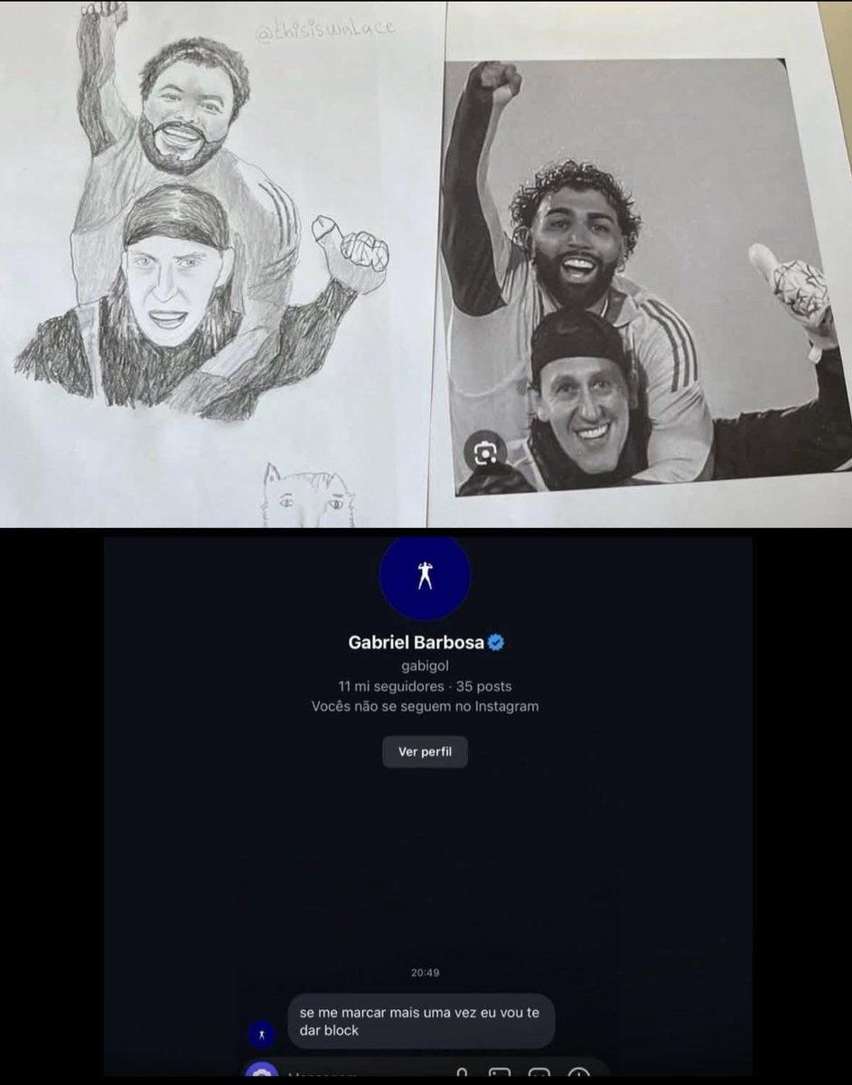 Gabigol ficou puto com o maluco que desenha o rosto dos jogadores kkkkkkkkk

Justificável