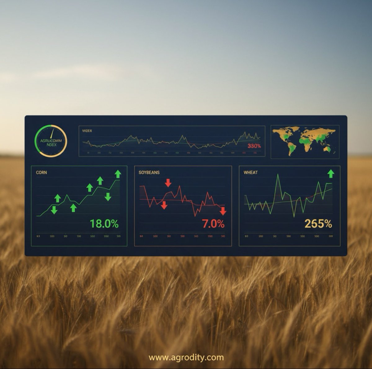 📊 Market Close 10/8/25:

🌽 Corn: $4.22 (+2¼¢);
🌱 Soybeans: $10.29½ (+7½¢) - 3-week high;
🌾 Wheat: Mixed, pressure continues
🐄 Cattle: Record highs, feeders at $368.825;
🐷 Hogs: $86.10 (-7½¢).

Soybean bulls stepping in. Livestock defying expectations.

Trade smarter:
