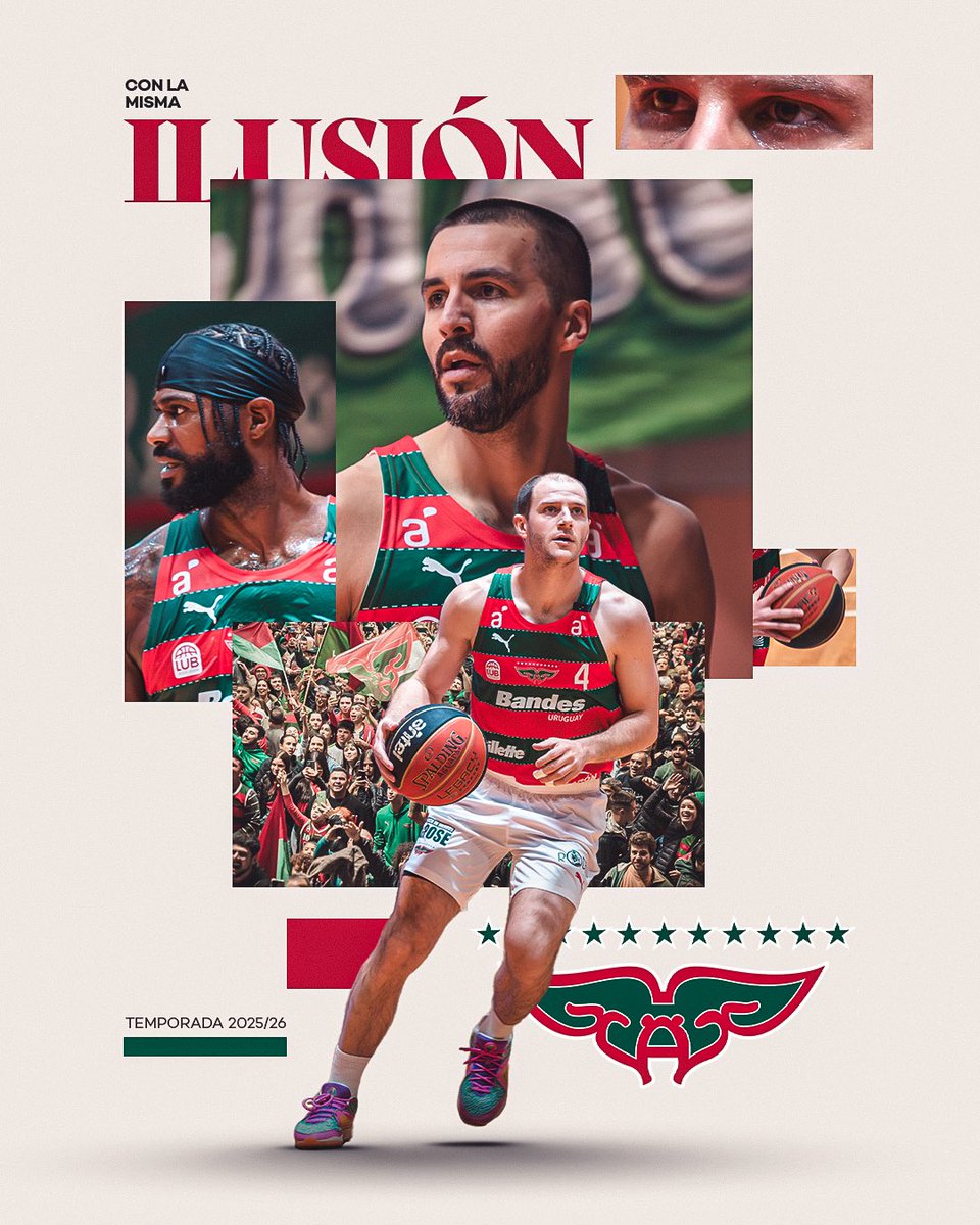 ✊🏻 𝐂𝐨𝐧 𝐥𝐚 𝐦𝐢𝐬𝐦𝐚 𝐢𝐥𝐮𝐬𝐢𝐨́𝐧 🔴🟢 

Mañana comienza una nueva temporada, con entusiasmo y valía, todos juntos por el objetivo.