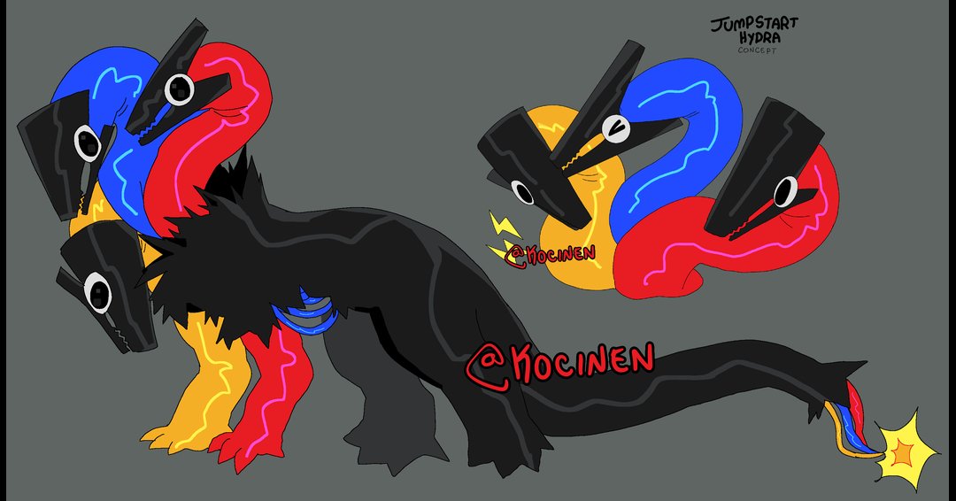 JUMPSTART HYDRA ! #characterdesign