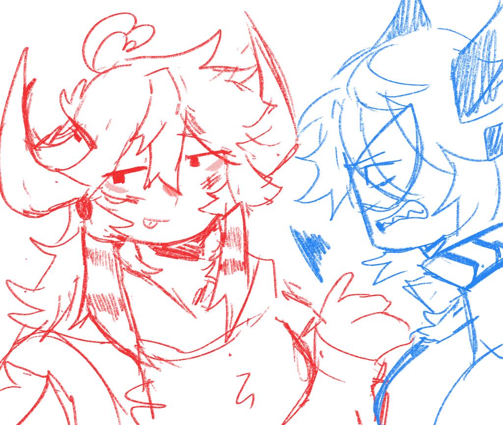 Accidentally drew her as a woman so Here's my yuri