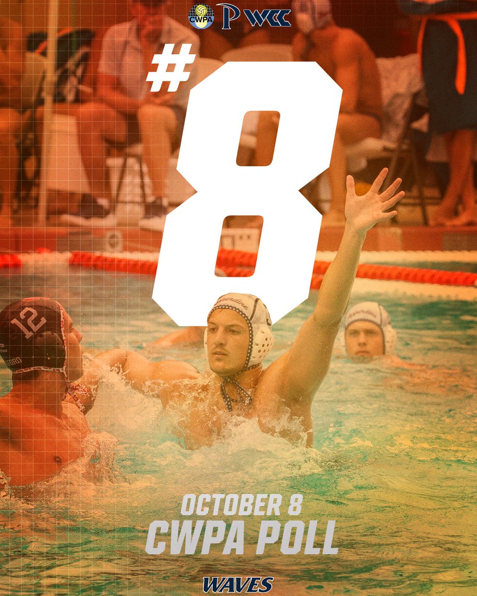 Moving up to number eight in this week's <a href="/CWPAWaterPolo/">CWPA-Varsity</a> poll 🌊

The Waves begin WCC play tomorrow at No. 15 Cal Baptist!

#MakeWaves