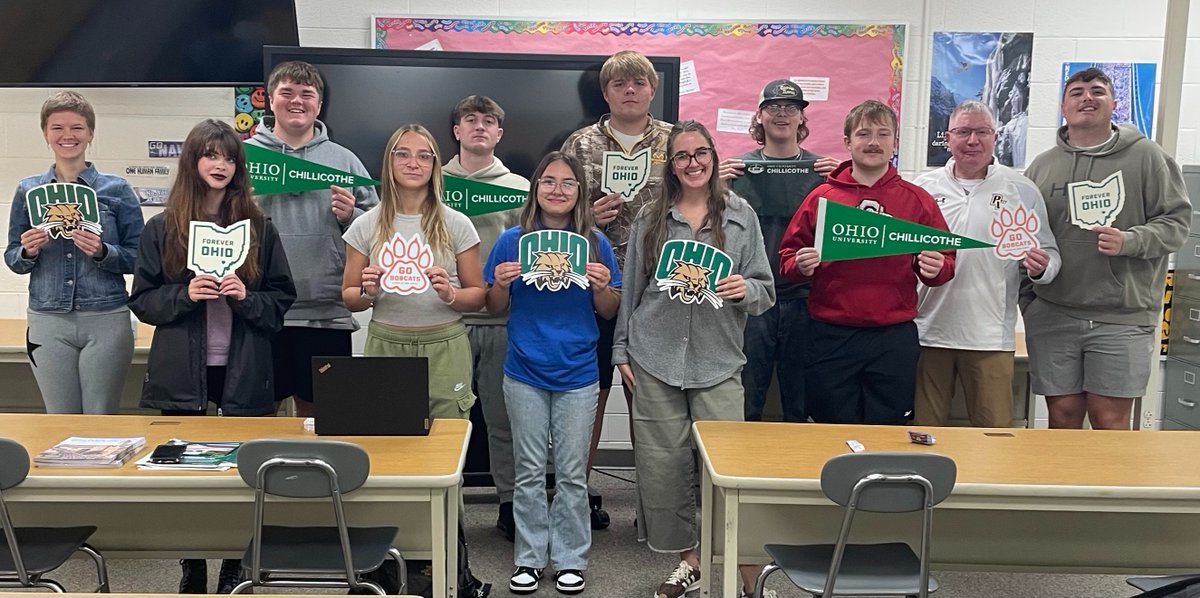 Bearcats make great Bobcats! Regional Recruiter Morgan Taylor was on the road today for an application session at Paint Valley Local Schools. If you'd like to have Morgan visit your school, please contact her at chillicothe@ohio.edu.