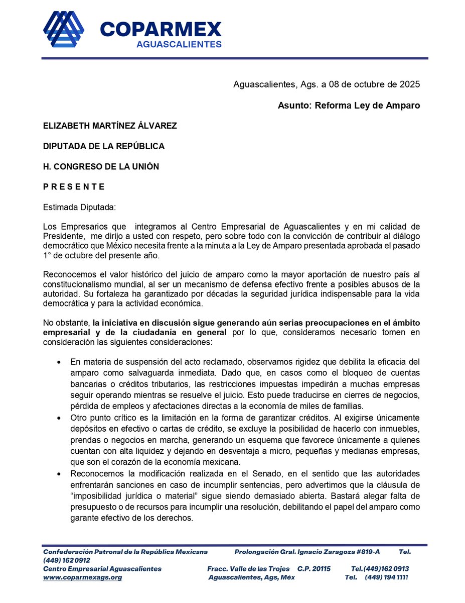 COPARMEX Ags tweet media