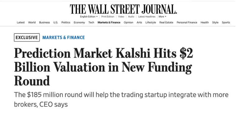 aidan_mccarty_'s tweet photo. Kalshi ( @Kalshi ) just hit a $2B+ valuation.

They're also our client.

Prediction markets are exploding. User onboarding is critical. Every friction point costs millions in lost users.

We helped them turn a 3-minute signup into a 10-second experience.

But here's what I'm really proud of:

We didn't just improve their conversion rate. We helped them scale to handle election betting volume.

When your client's success makes national news, you know you picked the right market.

Fintech isn't just growing. It's reshaping how money works.

We're just making sure people can actually sign up for the future.