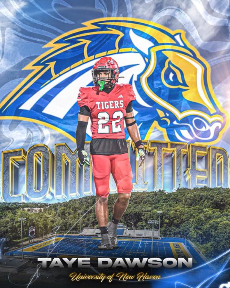 Blessed announce i am 1000% committed to the University of New haven💙💛#BlueAndGold #AGTG