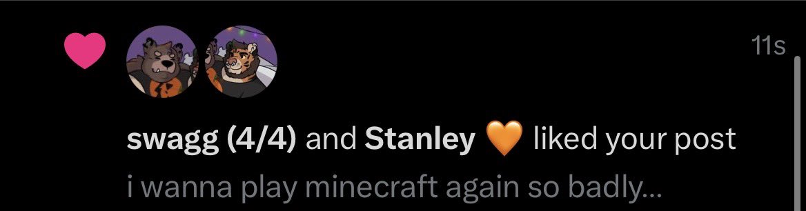 FINALLY matching profile pictures actually matching on notifications for once ❤️‍🩹❤️‍🩹