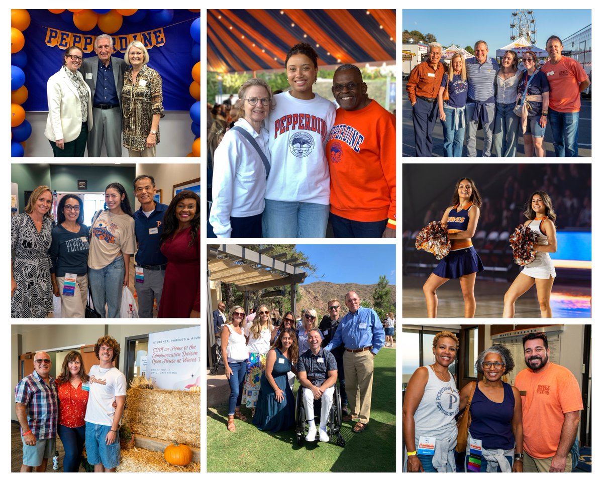 pepperdine's tweet photo. We're so thankful for everyone who joined us for an incredible #WavesWeekend π‘ π§‘ https://t.co/OkRpdL7DWm