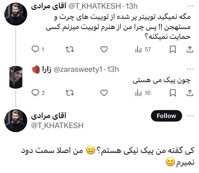 NO CONTEXT HUMANS PERSIAN tweet media
