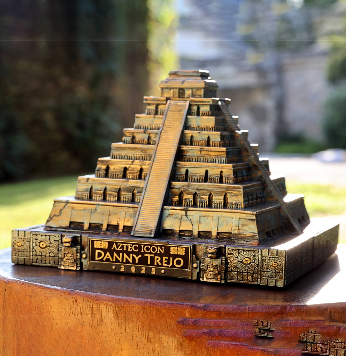 Rodriguez's tweet image. Danny Trejo is the first recipient of my annual AZTEC ICON award!

I created this award to go to an exceptional person in our community that truly represents us in the media and the culture.

And Danny is that for us. He’s our Icon and our hero. He’s also the most appreciative…