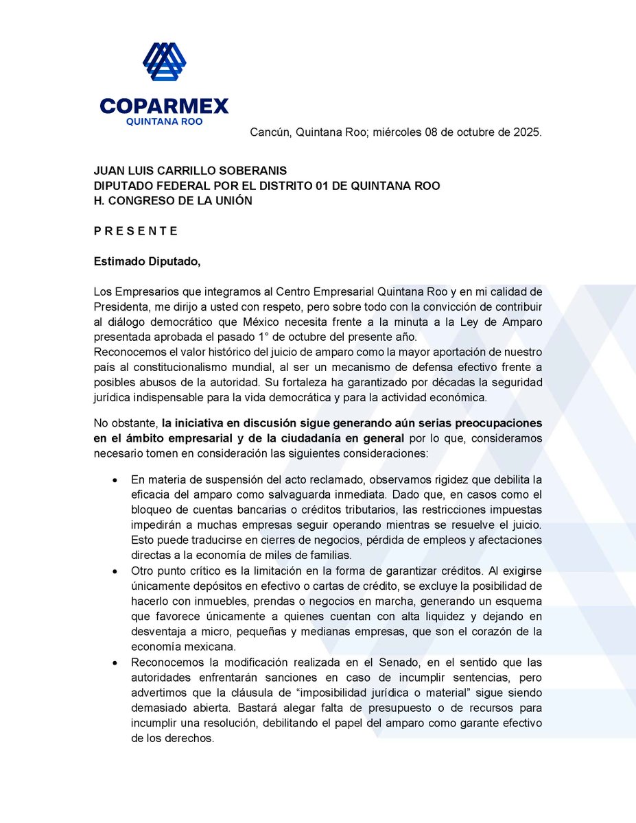 Coparmex Quintana Roo tweet media