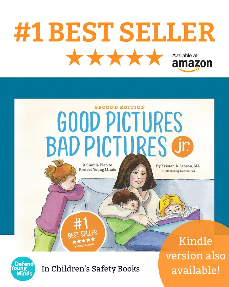 Good Pictures Bad Pictures Jr. 2nd Edition is a #1 Best Seller! 📚

Kids deserve early protection from explicit content &amp; this updated edition makes it easy for parents to teach children ages 3–8 in a gentle, age-appropriate way. Kindle version available!

amzn.to/47Qeigh